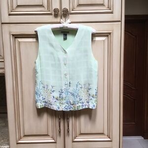 Adriana Bermani Celery Green Blouse